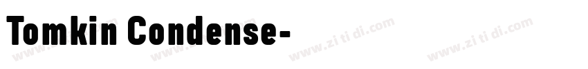 Tomkin Condense字体转换 Tomkin Condense字体转换